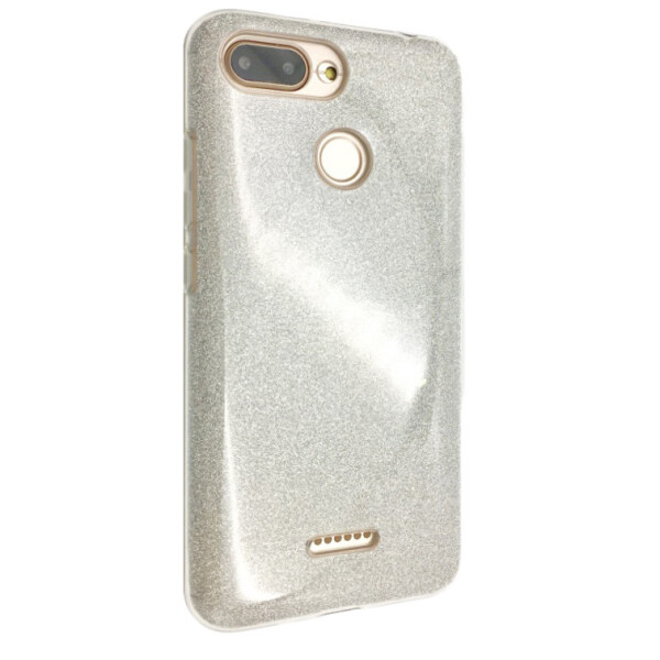 

Чехол-накладка DK Silicone Glitter Heaven Rain для Xiaomi Redmi 6 (silver)