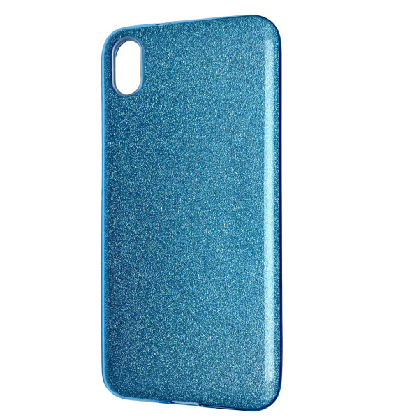 

Чехол-накладка DK Silicone Glitter Heaven Rain для Xiaomi Redmi 7A (blue)