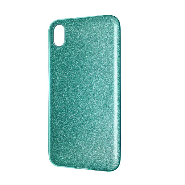 

Чехол-накладка DK Silicone Glitter Heaven Rain для Xiaomi Redmi 7A (green)