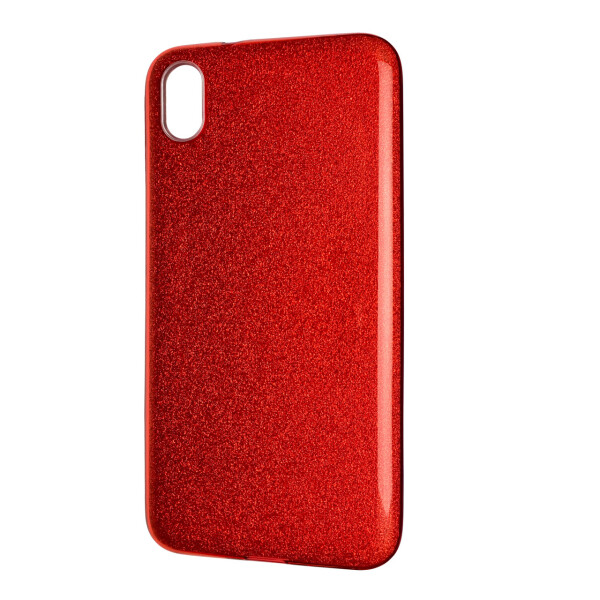 

Чехол-накладка DK Silicone Glitter Heaven Rain для Xiaomi Redmi 7A (red)