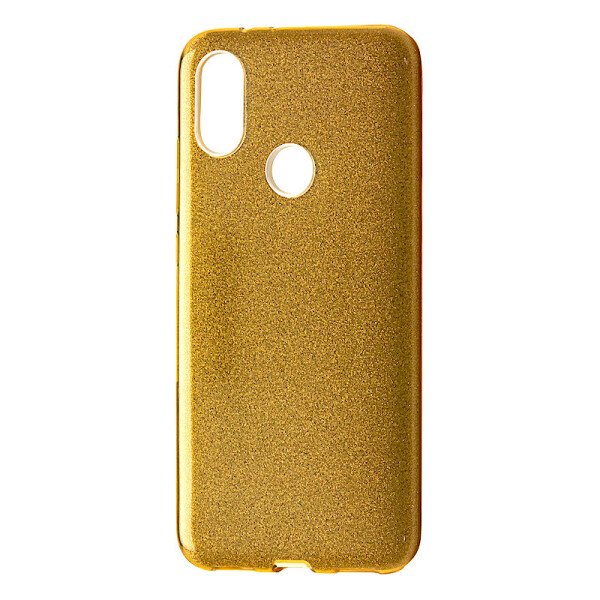 

Чехол-накладка DK Silicone Glitter Heaven Rain для Xiaomi Redmi Note 6 Pro (gold)