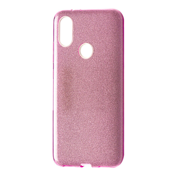 

Чехол-накладка DK Silicone Glitter Heaven Rain для Xiaomi Redmi Note 6 Pro (pink light)