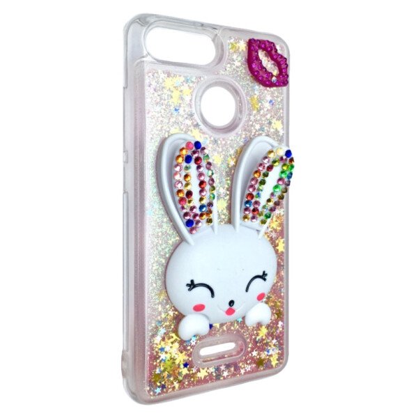 

Чехол-накладка DK Silicone Liquid Magic Rabbit для Xiaomi Redmi 6 (rose gold)