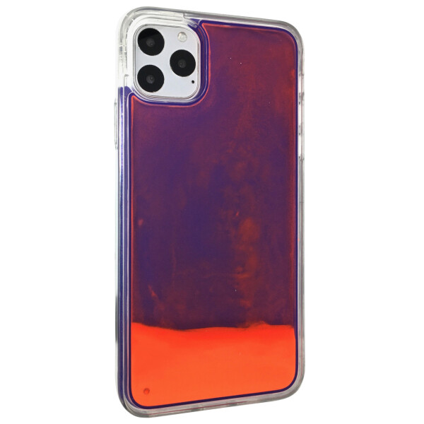 

Чехол-накладка DK Silicone Liquid Neon Sand для Apple iPhone 11 Pro Max (violet-orange)