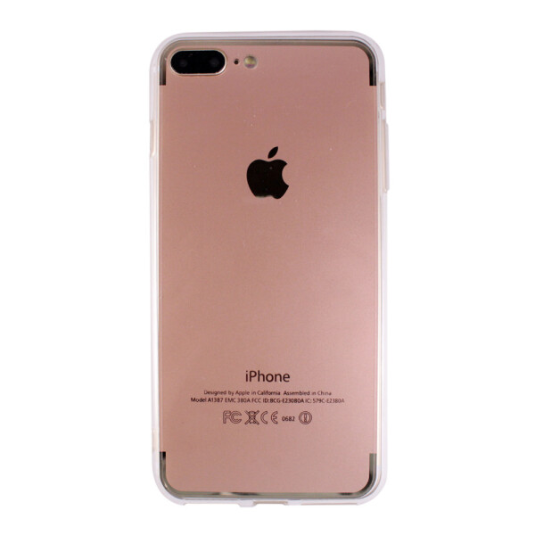 

Чехол-накладка DK Silicone Mirror Gloss для Apple iPhone 7 / 8 Plus (pink / gold)