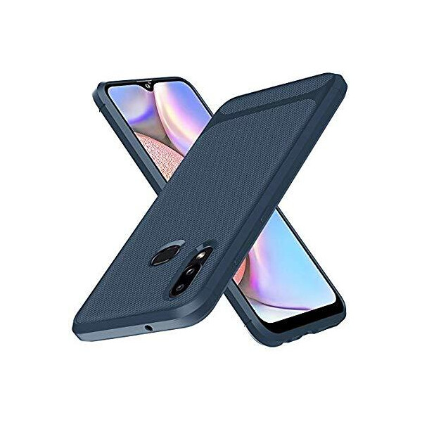 

Чехол-накладка DK Silicone SGP Carbon для Samsung A10s (blue)