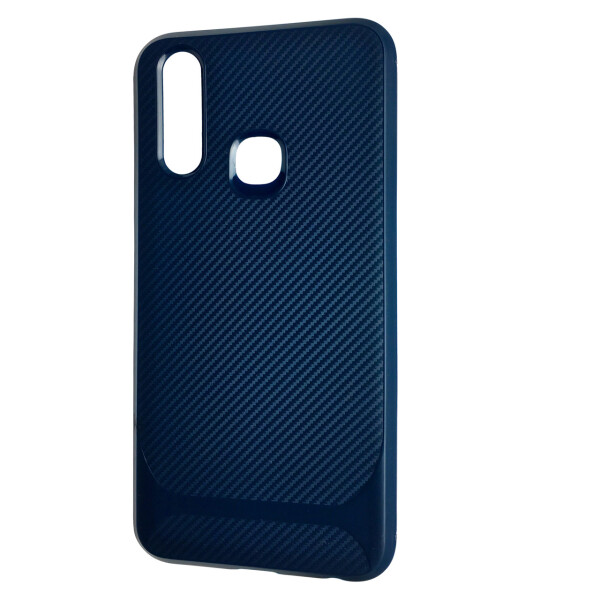 

Чехол-накладка DK Silicone SGP Carbon для Vivo V15 / S1 (blue)