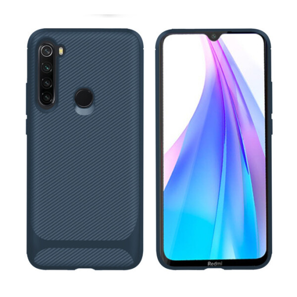 

Чехол-накладка DK Silicone SGP Carbon для Xiaomi Redmi Note 8T (blue)