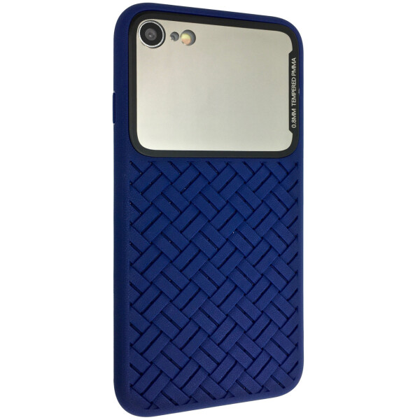

Чехол-накладка DK Silicone Weaving Case Mirror для Apple iPhone 7 / 8 (blue)