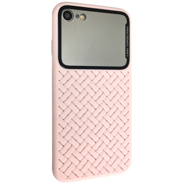 

Чехол-накладка DK Silicone Weaving Case Mirror для Apple iPhone 7 / 8 (pink)
