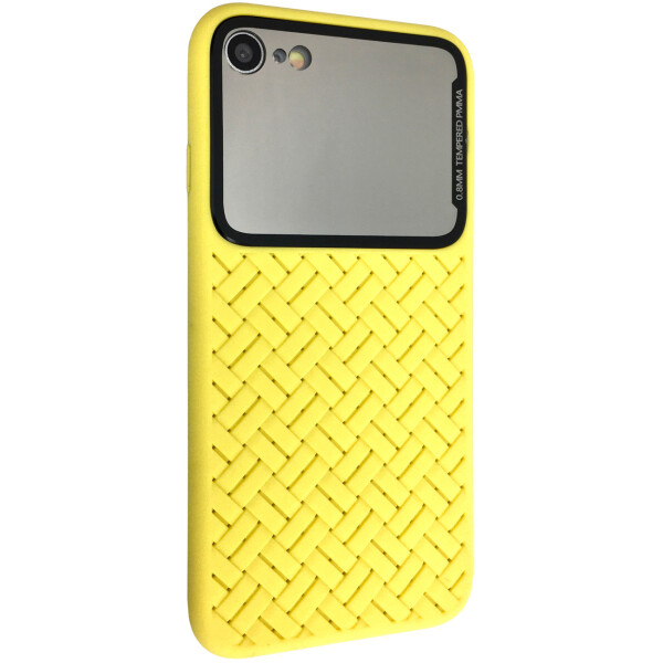 

Чехол-накладка DK Silicone Weaving Case Mirror для Apple iPhone 7 / 8 (yellow)