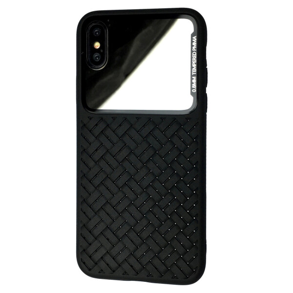 

Чехол-накладка DK Silicone Weaving Case Mirror для Apple iPhone X / XS (black)