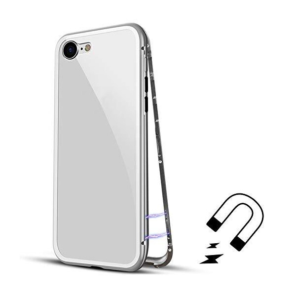

Чехол-накладка DK Tempered Glass Magneto Back Side для Apple iPhone 7 / 8 (silver)