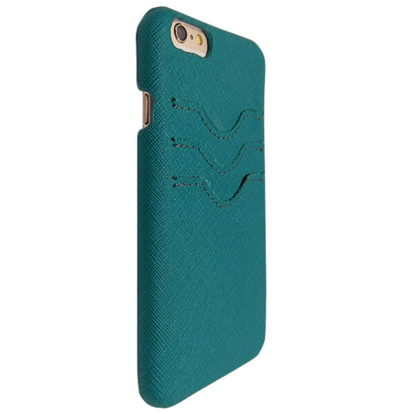 

Чехол-накладка DK кожа Card Slot для Apple iPhone 6 / 6S (dark green)