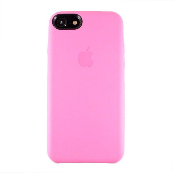 

Чехол-накладка DK кожа с лого яблоком под оригинал для Apple iPhone 7 / 8 (pink)