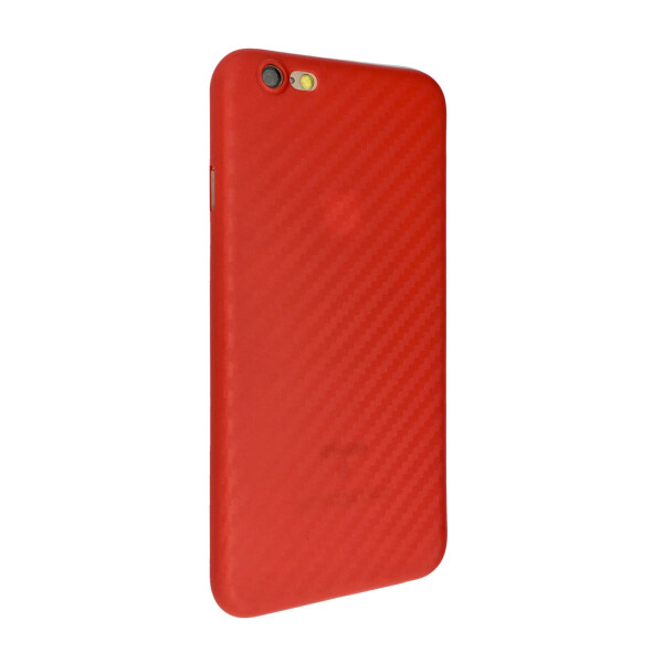 

Чехол-накладка DK пластик Carbon ultra slim для Apple iPhone 6 / 6S (red)
