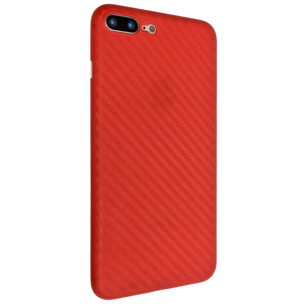 

Чехол-накладка DK пластик Carbon ultra slim для Apple iPhone 7 / 8 Plus (red)