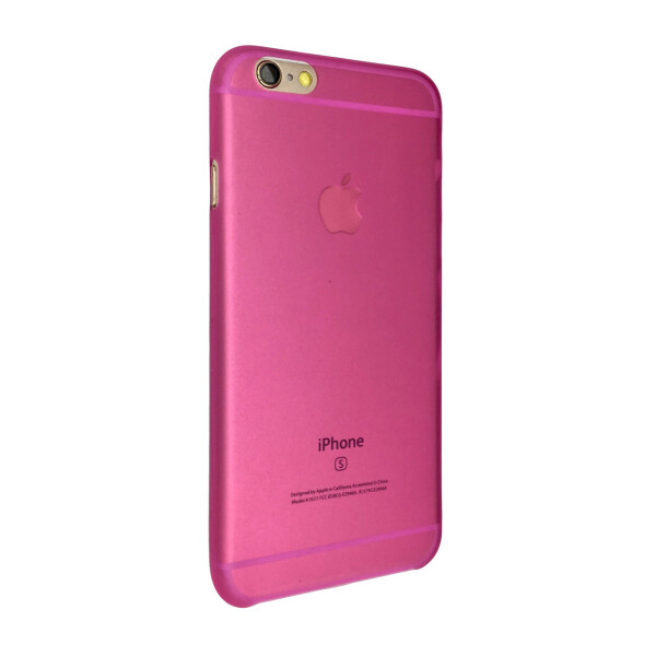 

Чехол-накладка DK пластик ultra slim matt открытая для Apple iPhone 6 / 6S (dark pink)