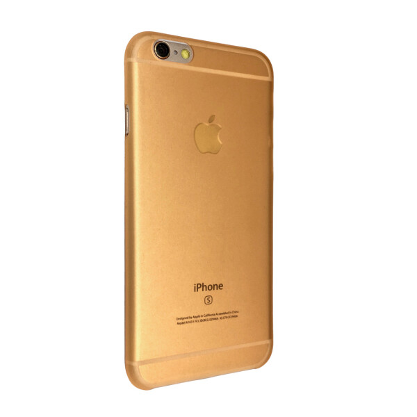 

Чехол-накладка DK пластик ultra slim matt открытая для Apple iPhone 6 / 6S (orange)