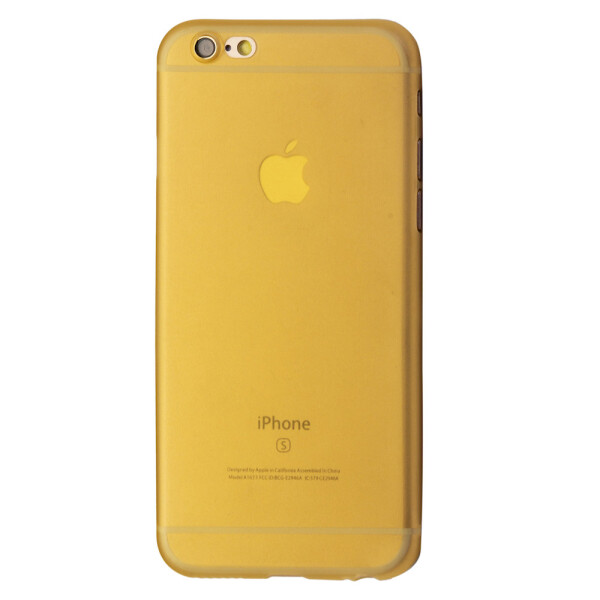 

Чехол-накладка DK пластик ultra slim закрытая matt с прорезями для Apple iPhone 6 / 6S (orange)