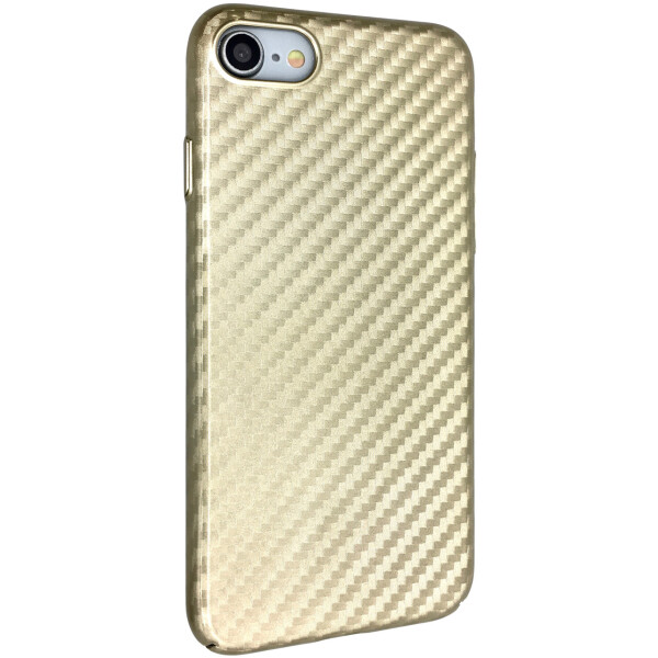 

Чехол-накладка DK пластик Xdoria carbon глянец для Apple iPhone 7 / 8 (gold)