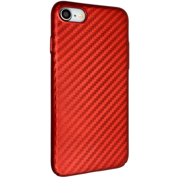 

Чехол-накладка DK пластик Xdoria carbon глянец для Apple iPhone 7 / 8 (red)