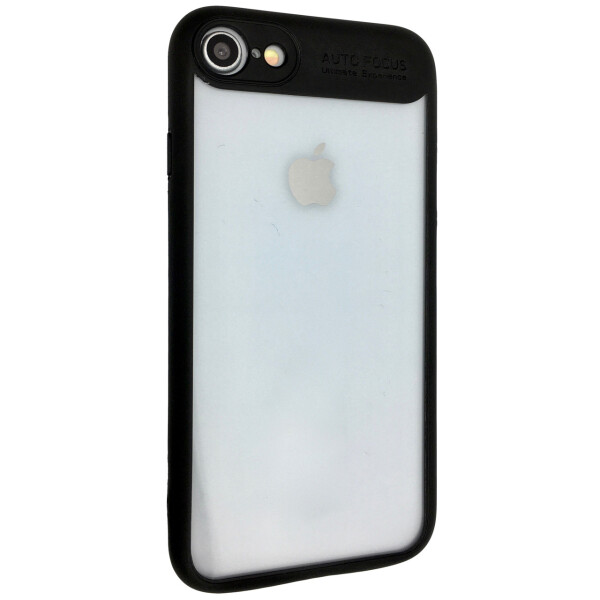 

Чехол-накладка DK пластик прозрачный с силикон бортом Autofocus для Apple iPhone 7 / 8 (black)