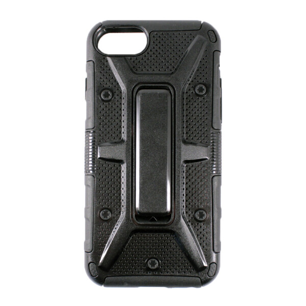 

Чехол-накладка DK пластик Рога с прищепкой для Apple iPhone 7 / 8 (black)
