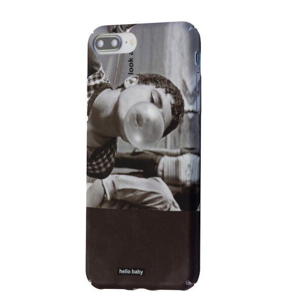 

Чехол-накладка DK пластик с прорезями Hello Baby для Apple iPhone 7 / 8 Plus (black)