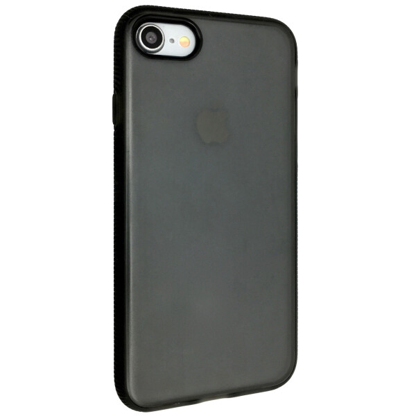 

Чехол-накладка DK пластик с силикон бортами Ребро для Apple iPhone 7 / 8 (dark)