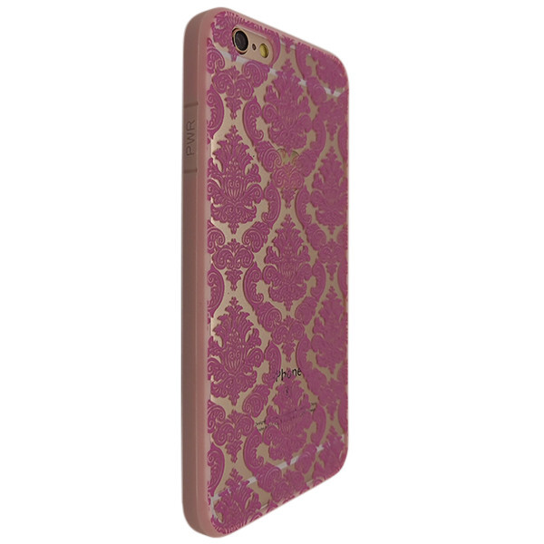 

Чехол-накладка DK пластик с силикон бортом Damask для Apple iPhone 6 / 6S (light pink)