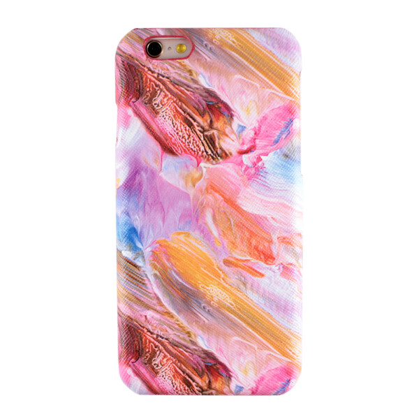 

Чехол-накладка DK пластик с силиконом 3D Акварель для Apple iPhone 6 / 6S (pink)