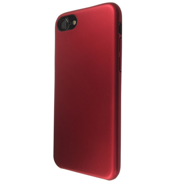 

Чехол-накладка DK пластик софт-тач под оригинал для Apple iPhone 7 / 8 (dark red)