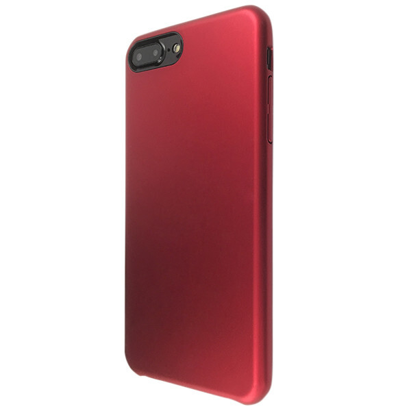 

Чехол-накладка DK пластик софт-тач под оригинал для Apple iPhone 7 / 8 Plus (dark red)