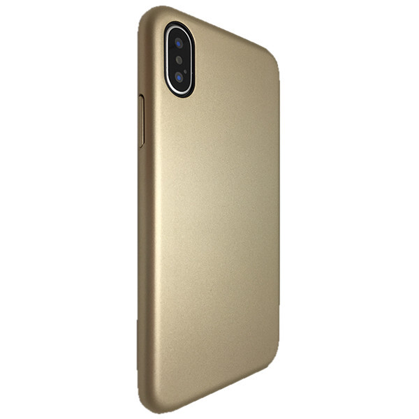 

Чехол-накладка DK пластик софт-тач под оригинал для Apple iPhone X / XS (gold)