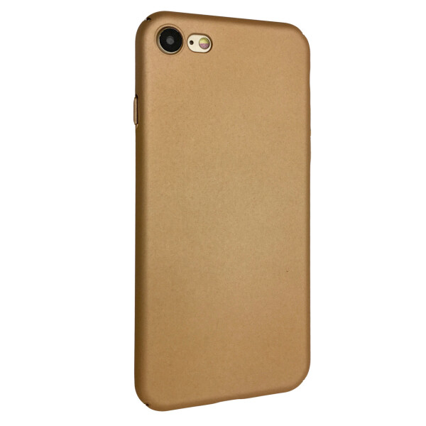 

Чехол-накладка DK пластик софт-тач с прорезями для Apple iPhone 7 / 8 (gold)