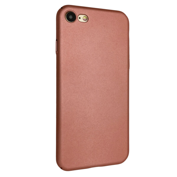 

Чехол-накладка DK пластик софт-тач с прорезями для Apple iPhone 7 / 8 (pink light)