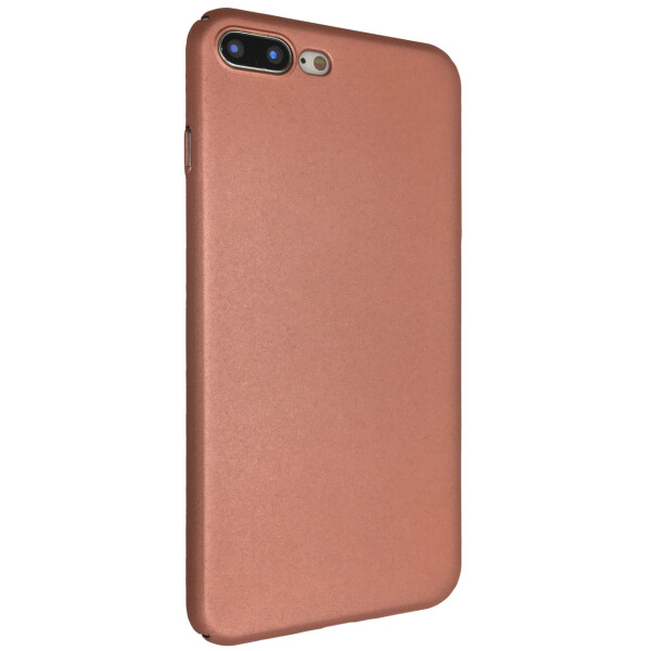 

Чехол-накладка DK пластик софт-тач с прорезями для Apple iPhone 7 / 8 Plus (pink light)