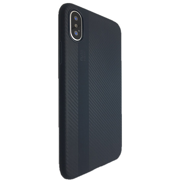 

Чехол-накладка DK силикон Autofocus Carbon для Apple iPhone X / XS (blue)