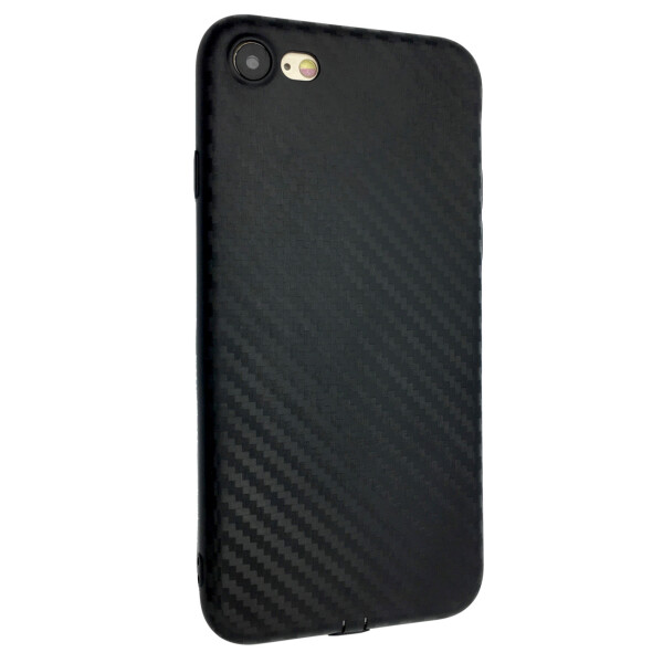 

Чехол-накладка DK силикон Carbon с заглушками для Apple iPhone 7 / 8 (black)