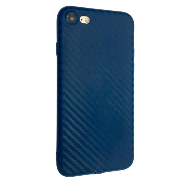 

Чехол-накладка DK силикон Carbon с заглушками для Apple iPhone 7 / 8 (blue)