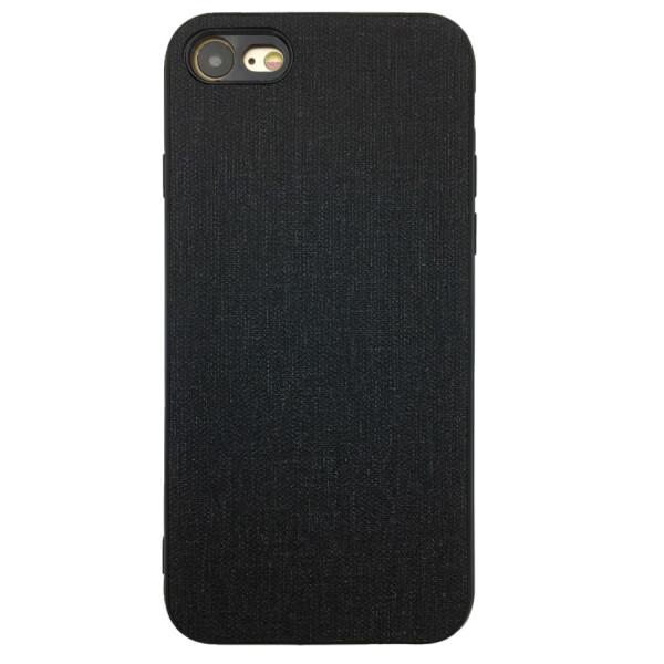 

Чехол-накладка DK силикон Fabric Cloth Gentleman для Apple iPhone 7 / 8 (black)