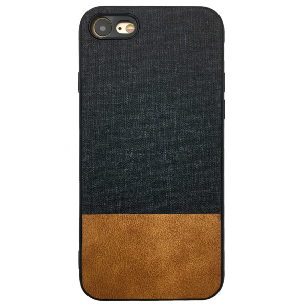 

Чехол-накладка DK силикон Fabric Leather Gentleman для Apple iPhone 7 / 8 (black)