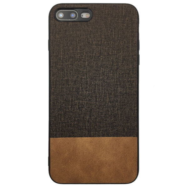 

Чехол-накладка DK силикон Fabric Leather Gentleman для Apple iPhone 7 / 8 Plus (brown)