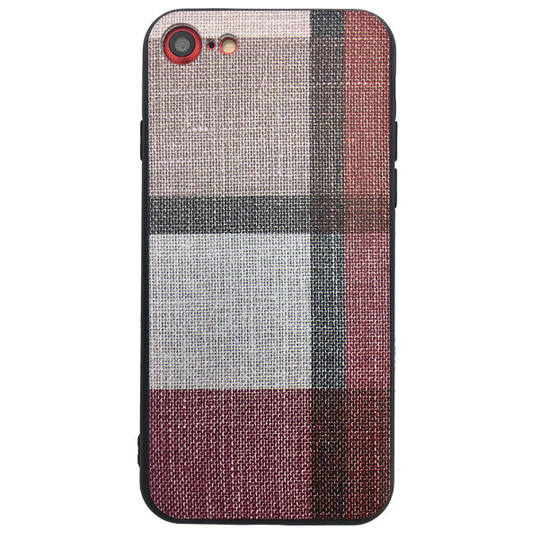 

Чехол-накладка DK силикон Fabric Print для Apple iPhone 7 / 8 (red)