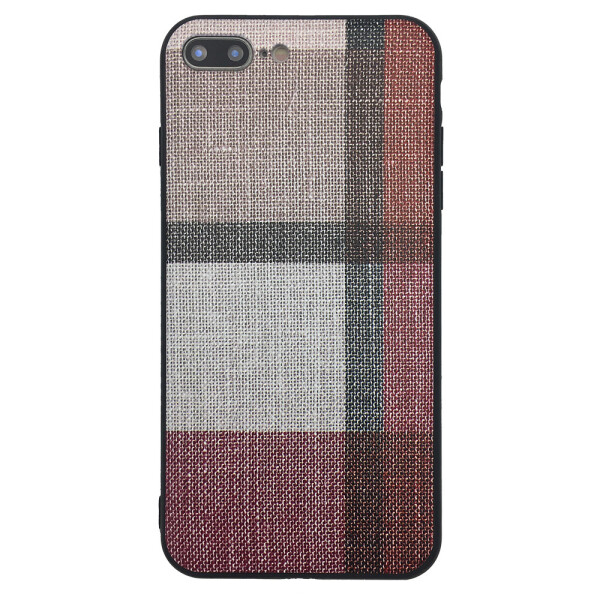 

Чехол-накладка DK силикон Fabric Print для Apple iPhone 7 / 8 Plus (red)