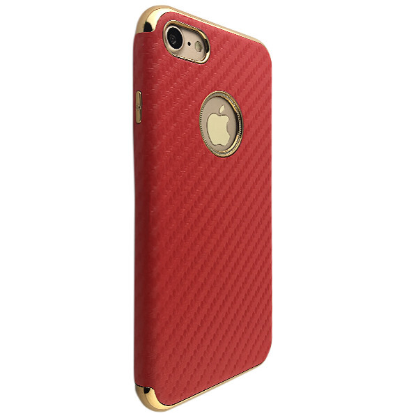 

Чехол-накладка DK силикон Lux Carbon для Apple iPhone 7 / 8 (red)