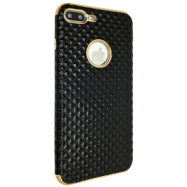 

Чехол-накладка DK силикон Lux Romb для Apple iPhone 7 / 8 Plus (black)