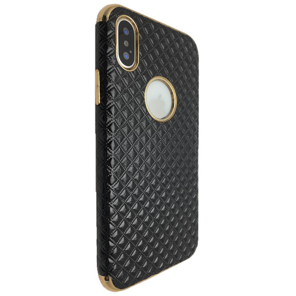 

Чехол-накладка DK силикон Lux Romb для Apple iPhone X / XS (black)