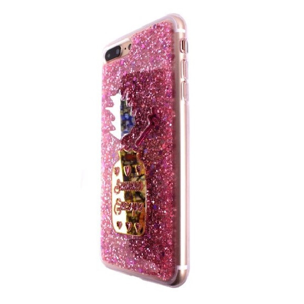 

Чехол-накладка DK силикон Magic Ананас для Apple iPhone 7 / 8 Plus (pink light)